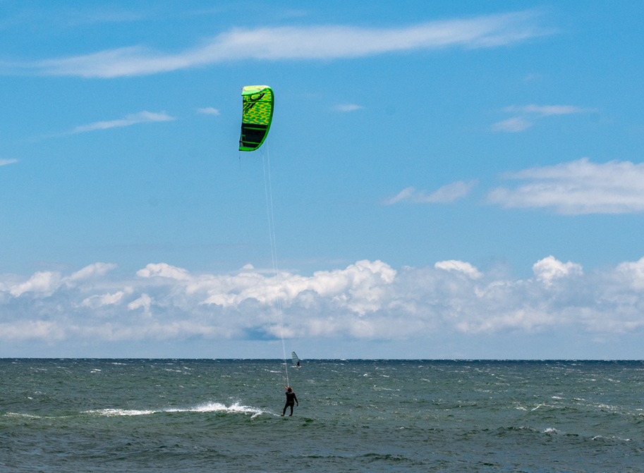 Kite Surfer on Lake Michigan
